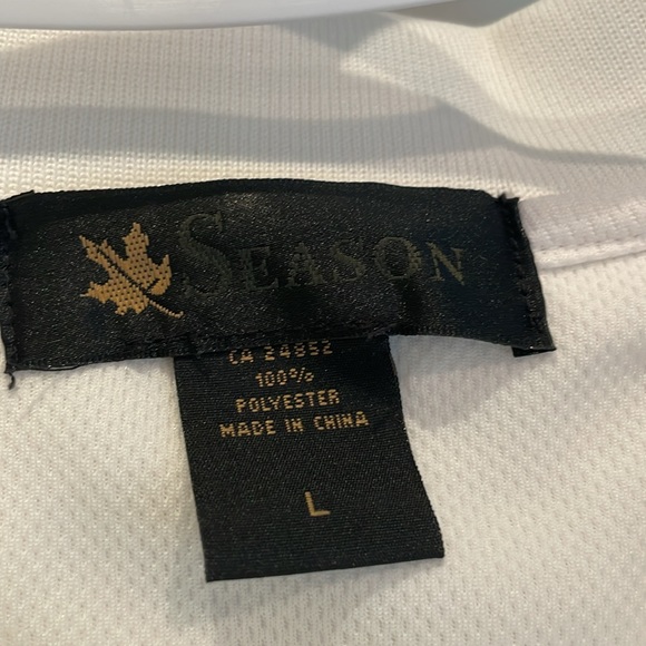 Italian White Golf shirt - Picture 2 of 6